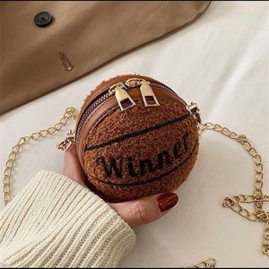 Mini Color-Block Basketball Crossbody